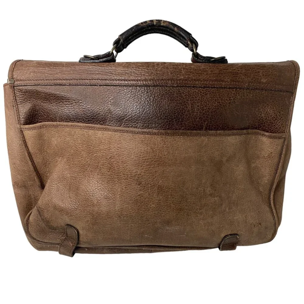 Vintage distressed brown